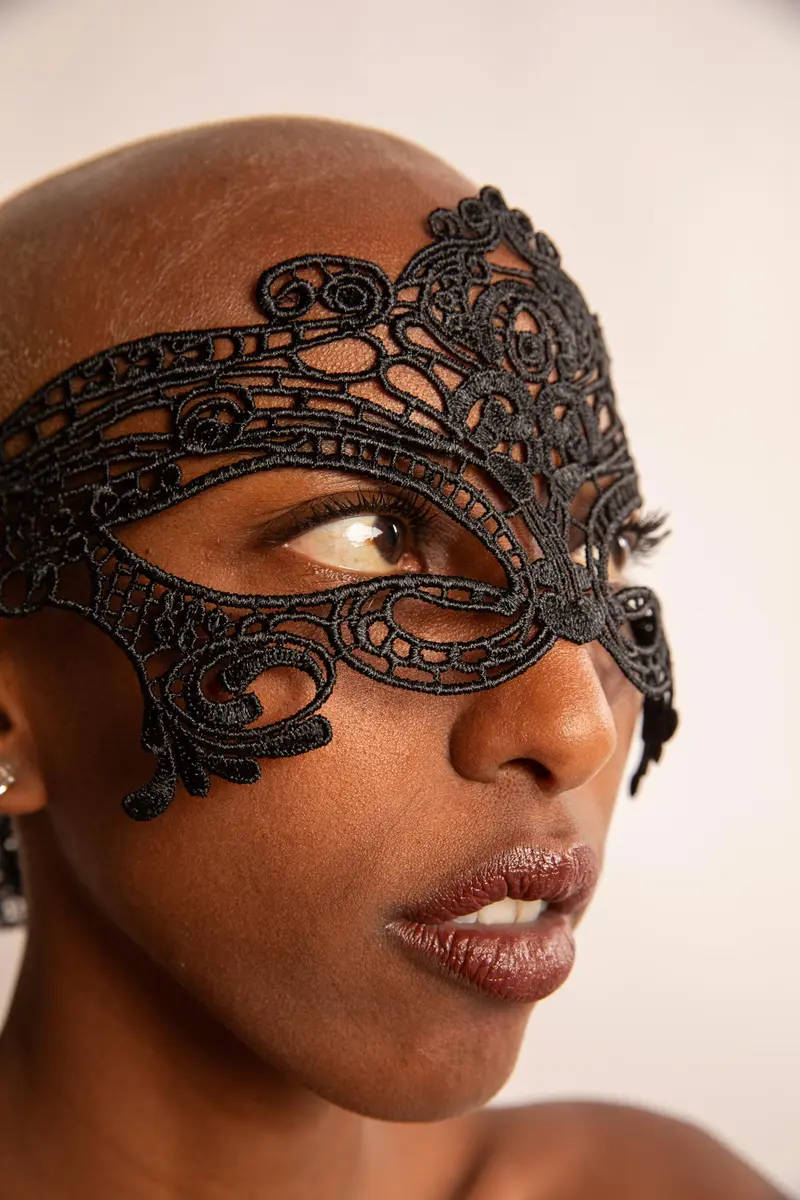 Maschera in Pizzo Nera
