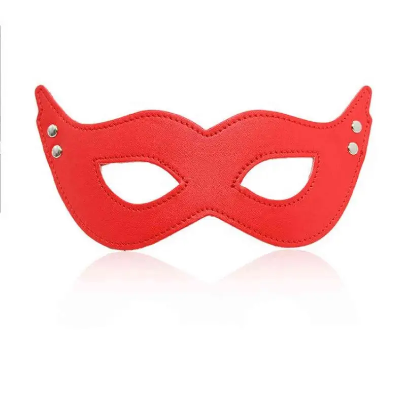 Maschera Mistery Red – Mascherina in Ecopelle