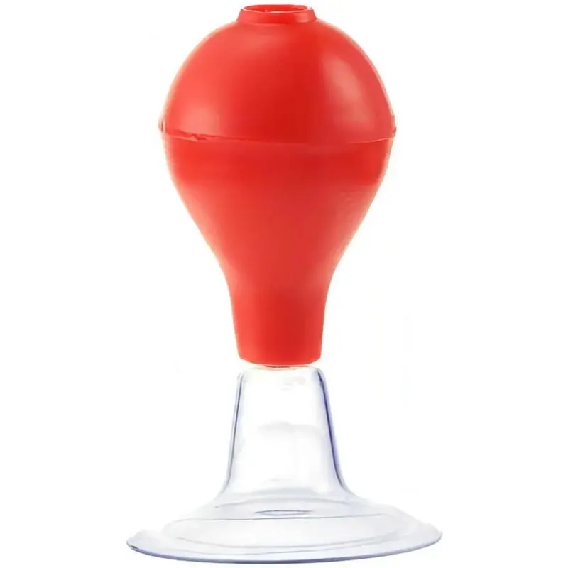 Masseuse Nipple Pump - Pompa per Capezzoli Rosso Trasparente