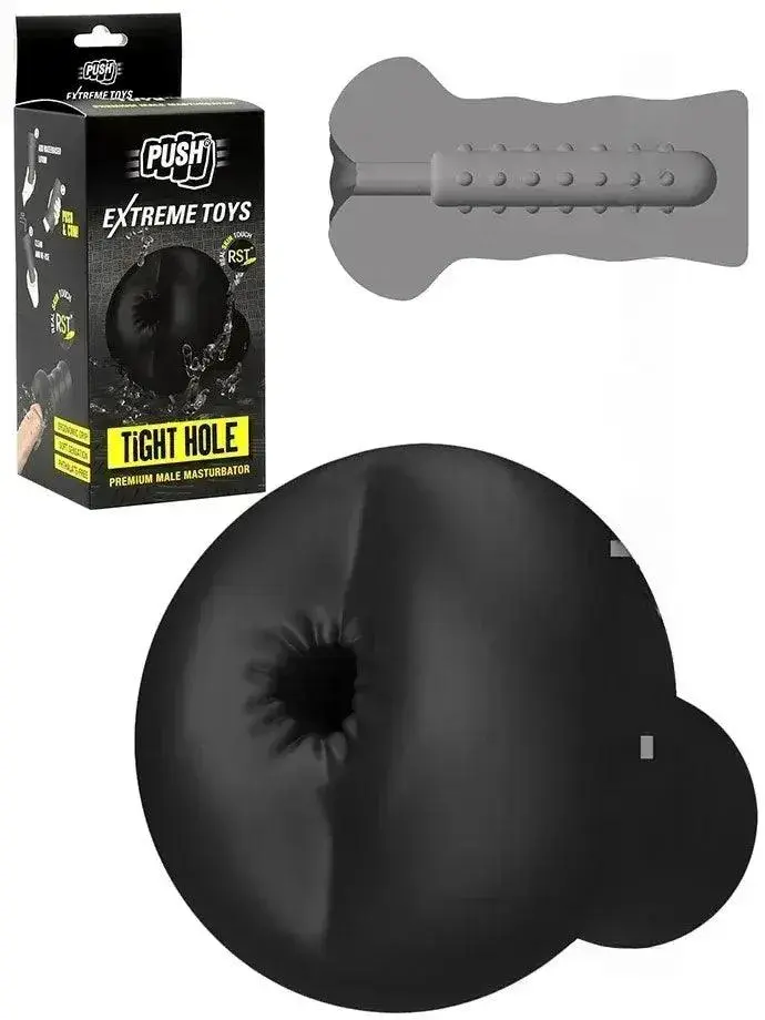 Masturbator Fuck Hole Black - Anal Texture - Real Skin TPE (15cm)