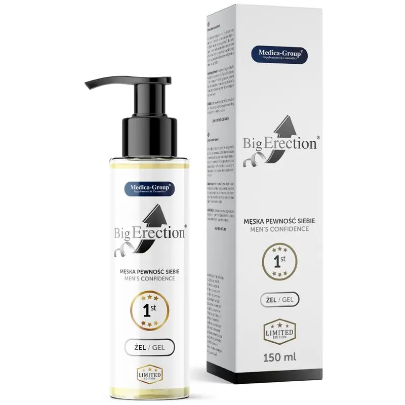 MEDICA GROUP - GEL INTIMO PER EREZIONI GRANDI PER UOMINI 150 ML