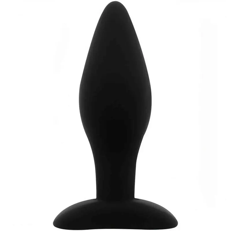Mini Plug Anale Nero - 100% Silicone