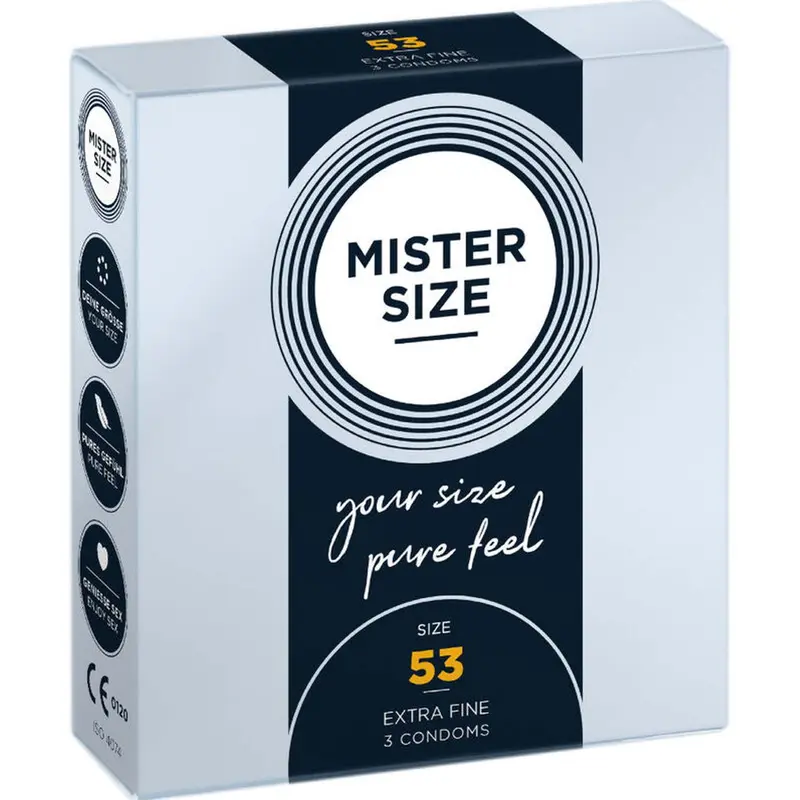 Mister Size Profilattici Extra Fini da 53 mm