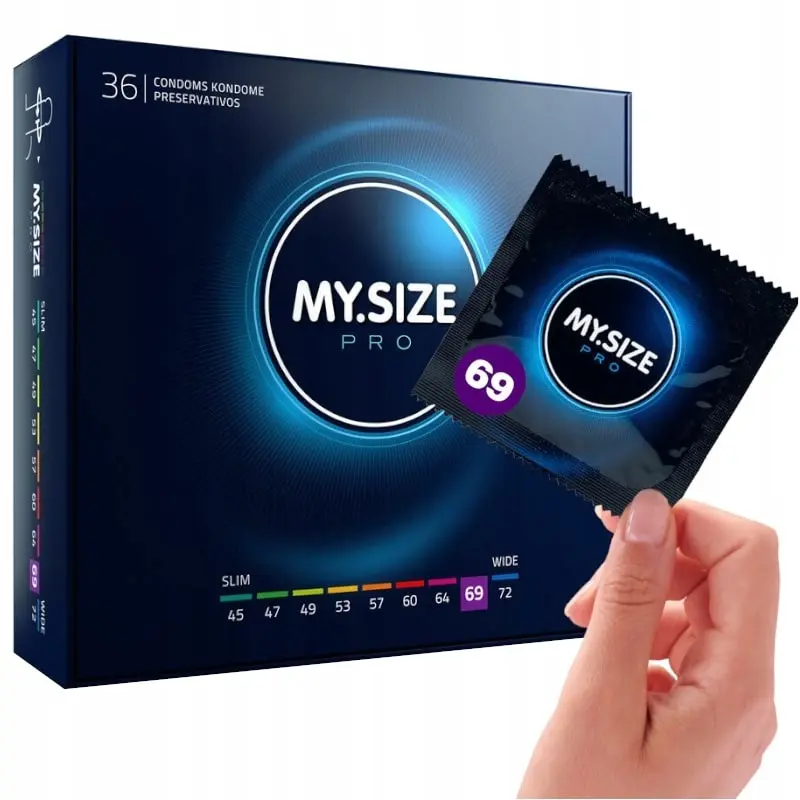 My Size Pro Profilattici 69 mm Confezione da 36 pezzi