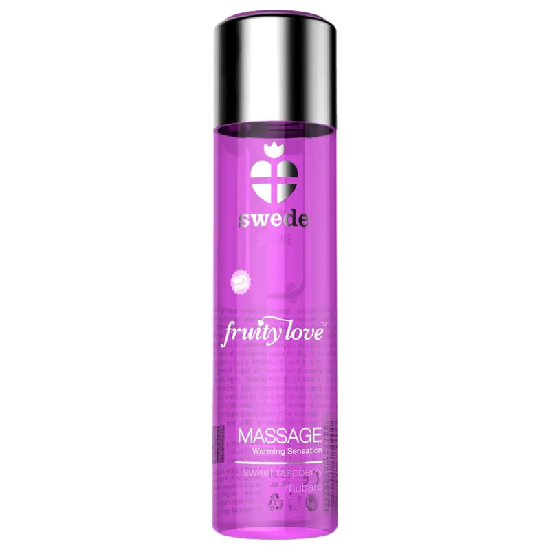 Olio Massaggi Riscaldante Rabarbaro Dolce e Lampone 60 ml