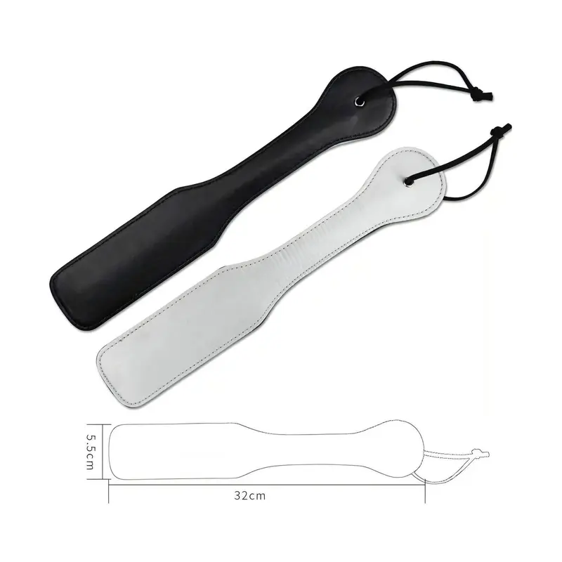 Paddle Double Face Nero/Argento – Eleganza e Dominio in un Solo Gesto