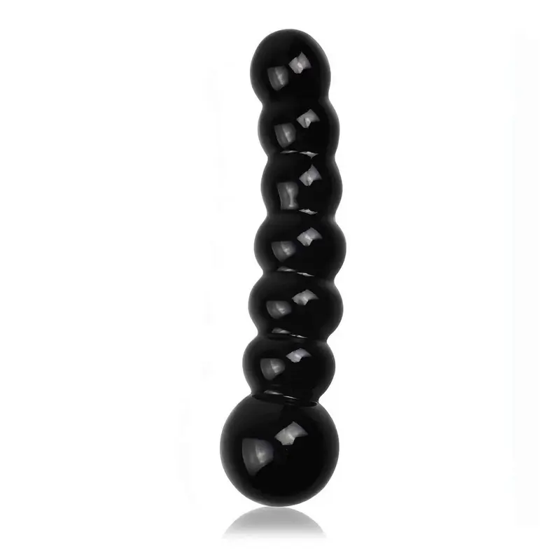 Palline anali in vetro - Nero