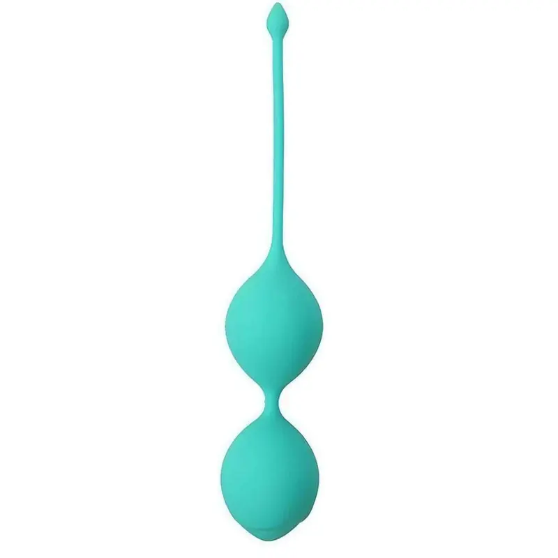 Palline di Kegel Azzurre in Silicone – 3.6 cm di Benessere Intimo