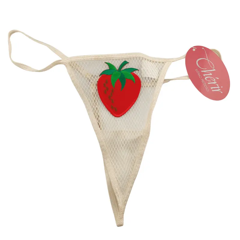 Perizoma Fragolina - Lingerie Sensuale e audace in Bianco
