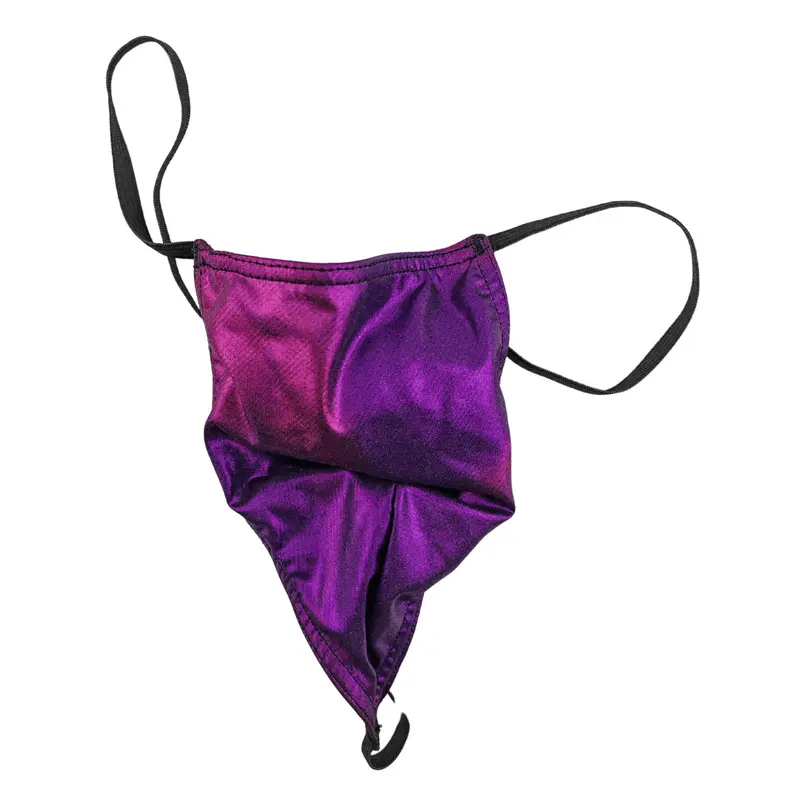 Perizoma Maschile Viola Metallizzato - Audacia e Stile Luminoso