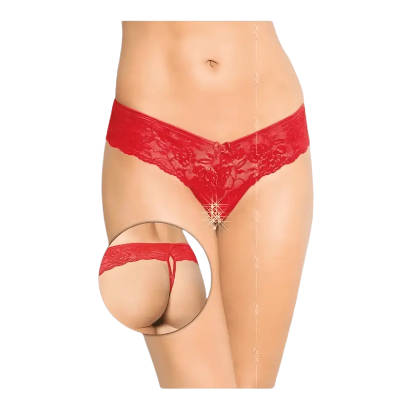 Perizoma Rosso a Fascia Alta – Culotte