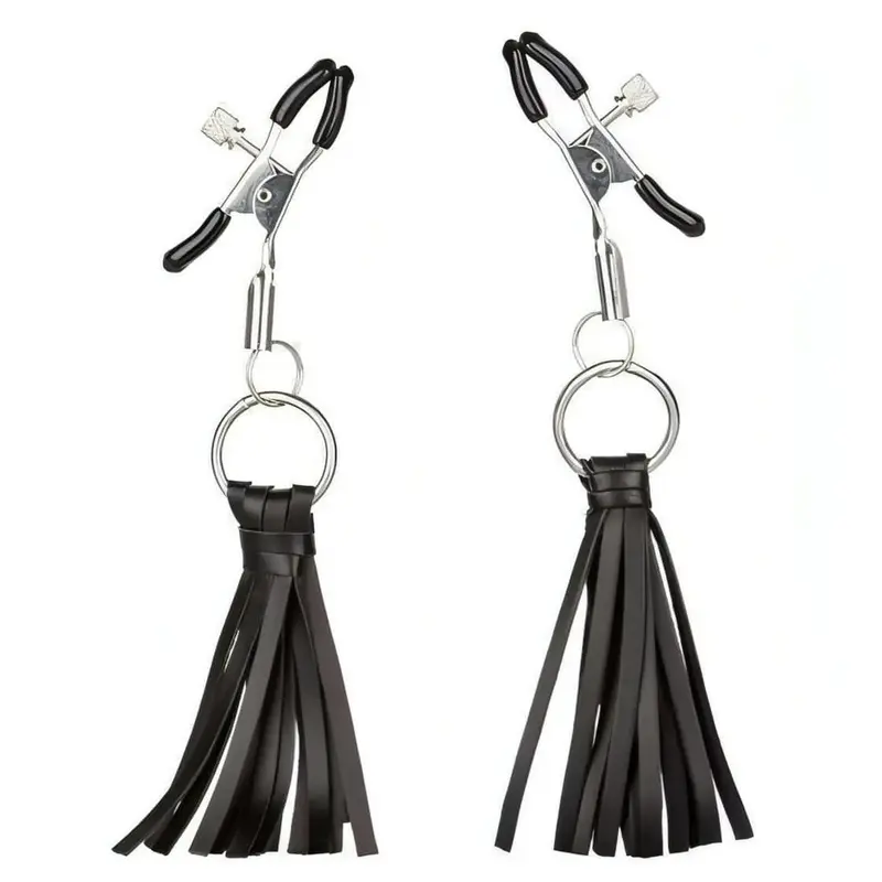 Playful Tassels - Stringicapezzoli con nappe nere