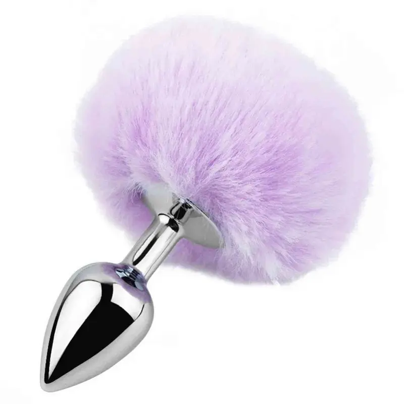 Plug anale con pompon peloso – Elegante e furry