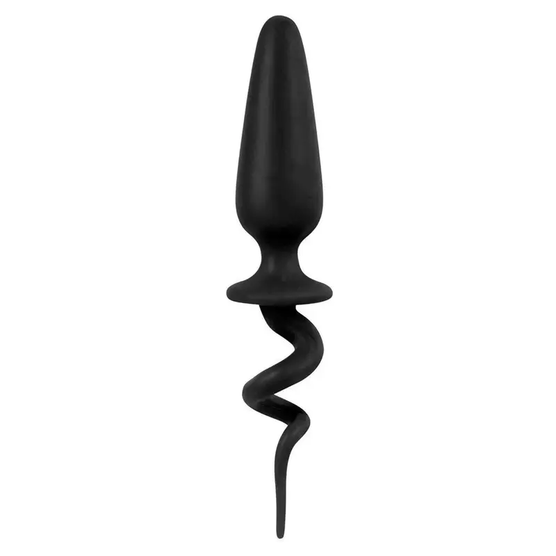 Plug Anale in Silicone Con Coda Intrecciata – Plug Anale con Coda
