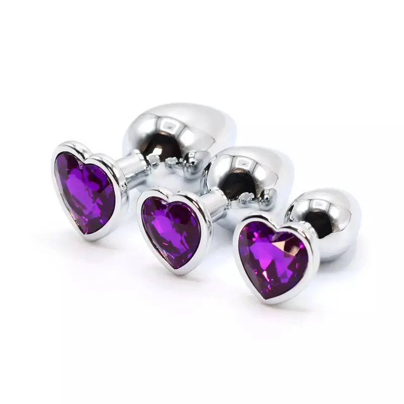 Plug Gioiello “Cuore Mistero” – Plug Anale Gioiello in Metallo