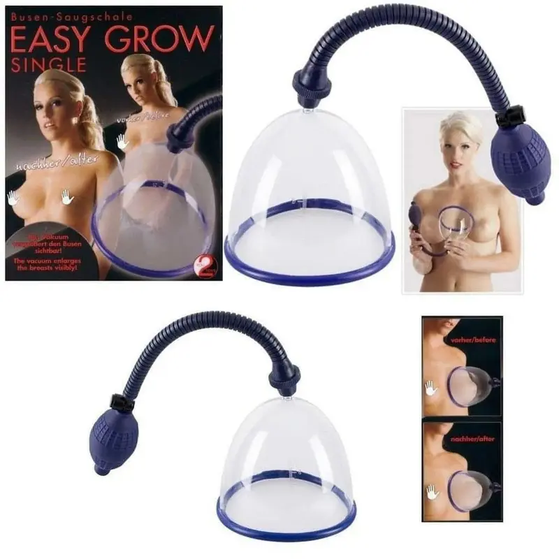 Pompa Seno Easy Grow – Viola Trasparente, Stimolazione Naturale