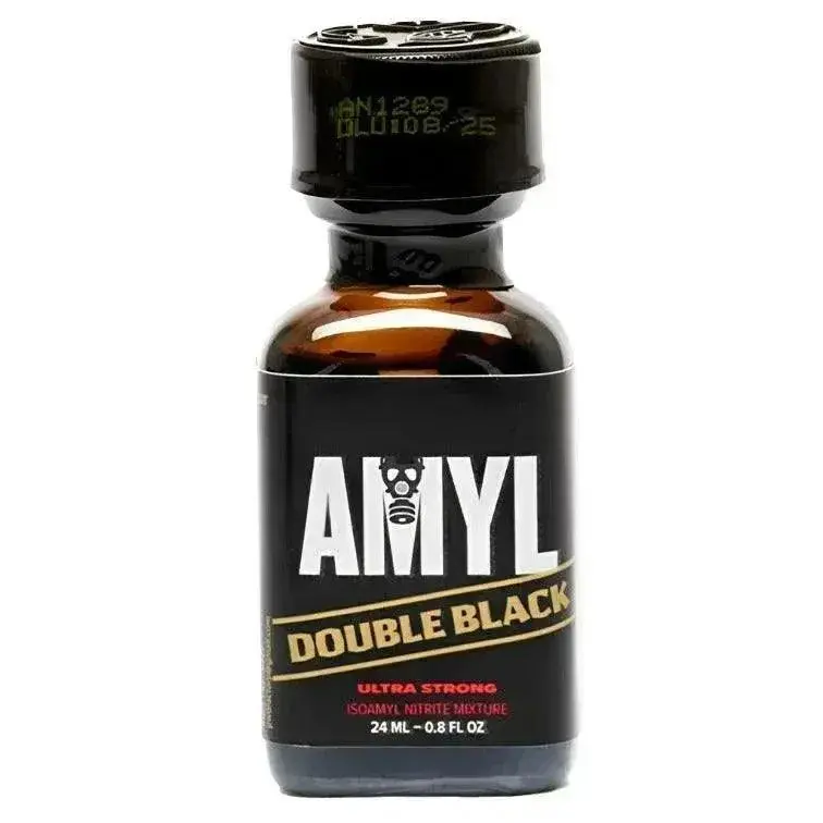 Popper Amyl Double Black 24ml - Formula Doppia Concentrazione (Isopentile)