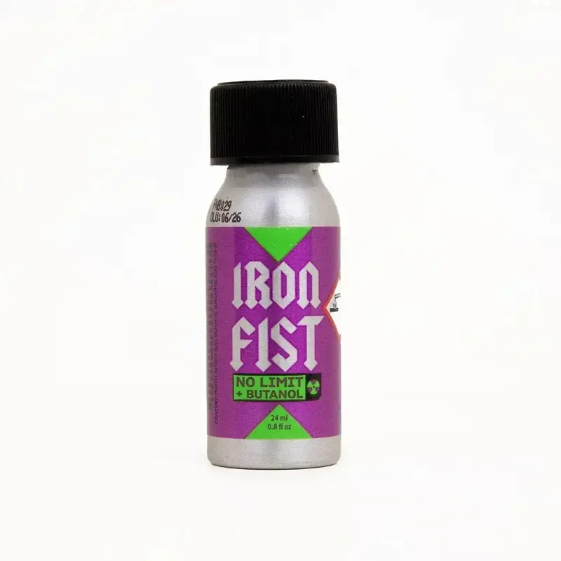 Popper Iron Fist Butanol 24ml - Flacone Alluminio Infrangibile