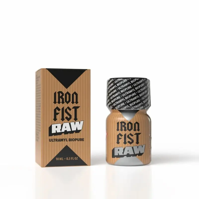 Popper Iron Fist Raw 10ml - Nitrito di Amile Vegetale Ultramyl (Flacone Alluminio)
