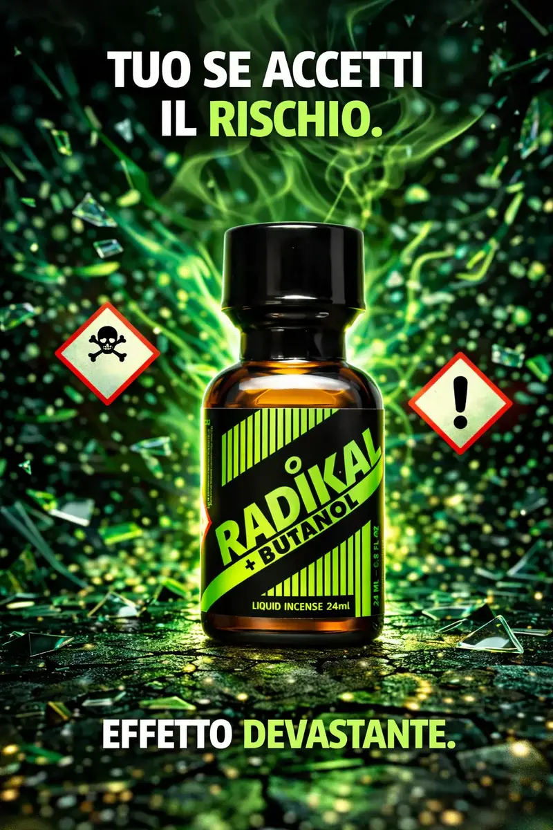 Popper Radikal Rush + Butanol 24ml – Formula Booster Avanzata