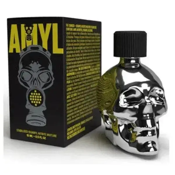 Popper Silver Skull Amyl - Nitrito di Amile (15ml) Design Edition