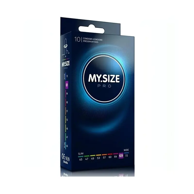 Profilattici My.Size 69 mm – Confezione da 10 pezzi