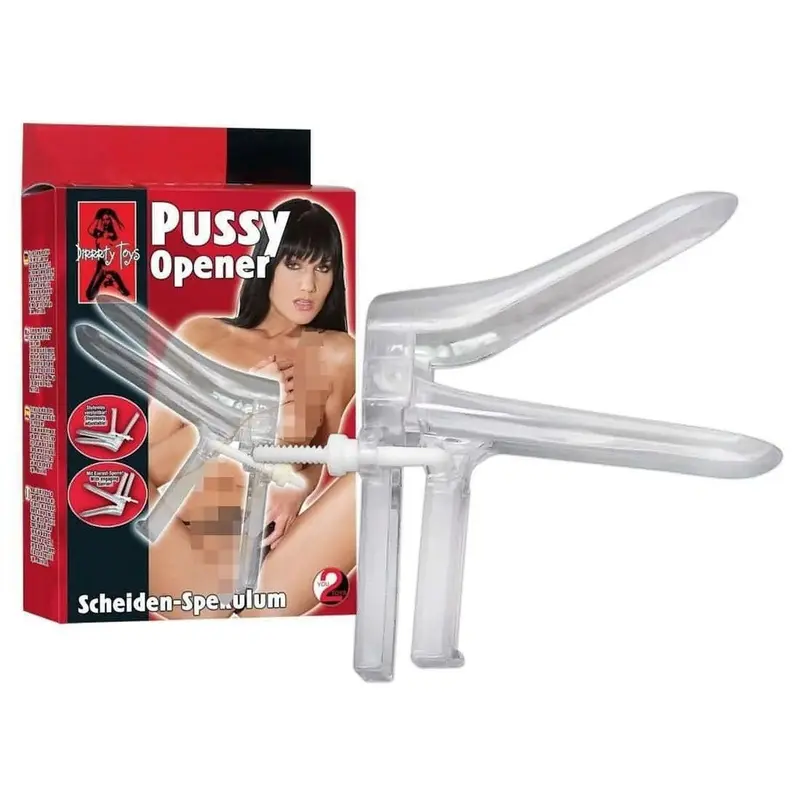 Pussy Opener – Divaricatore Vaginale Trasparente per Giochi Estremi