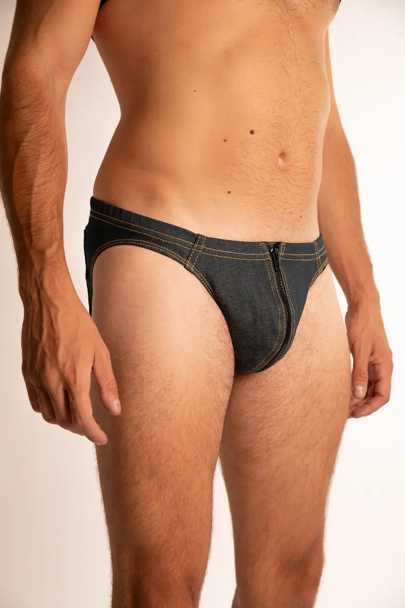 Raw Denim Slip da Uomo