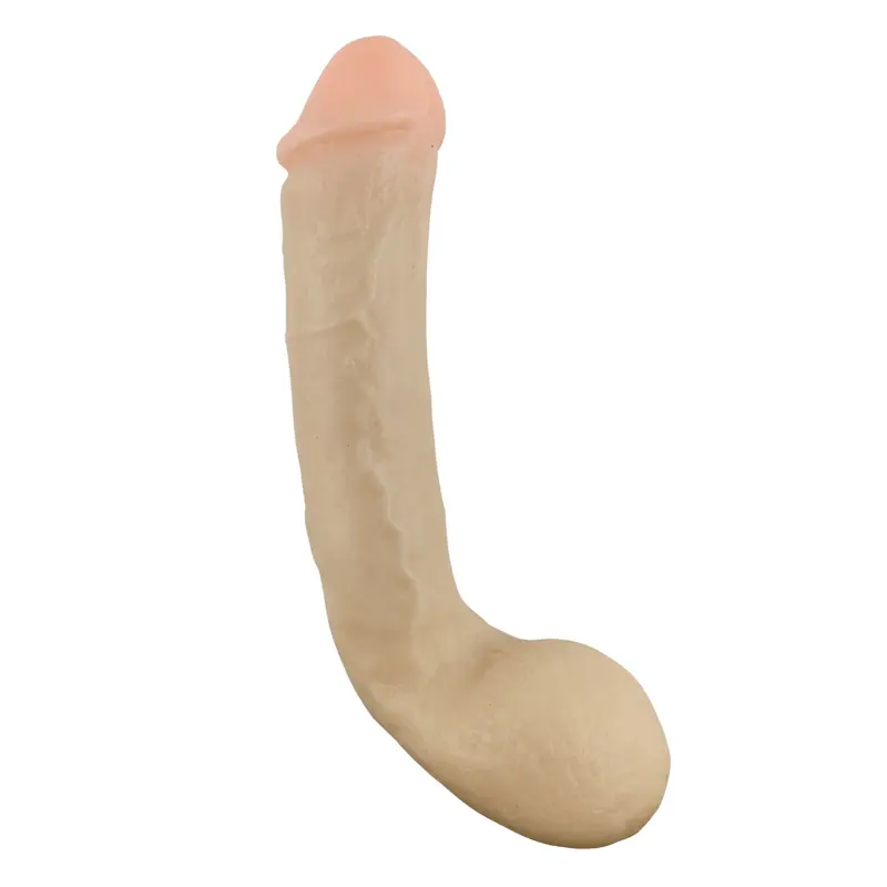 Realistic Cock 7.5" White – Dildo Vac-U-Lock con Ventosa e Testicoli