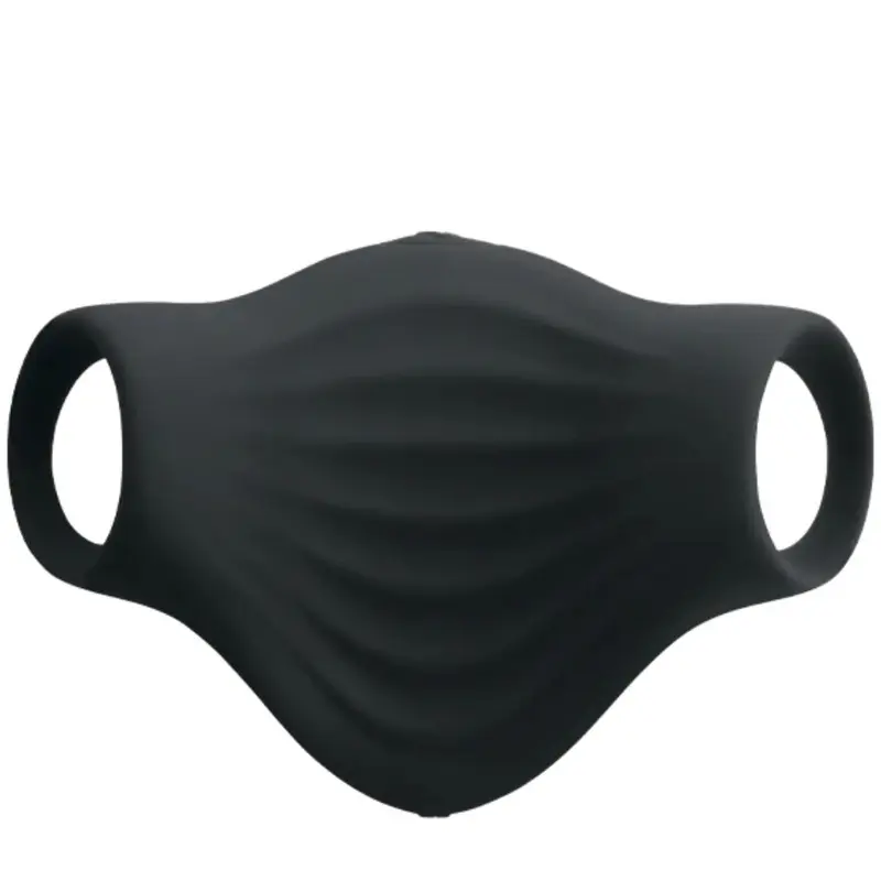 ROCKS-OFF - VIBRATORE FLESSIBILE PALM BLACK MASTURBATOR