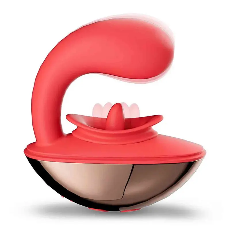Rondy Vibratore G Spot con Lingua per la Stimolazione Clitoridea