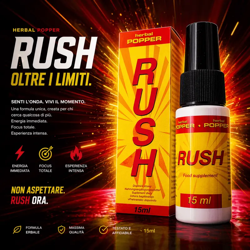 Rush Herbal Popper - Spray Sublinguale Naturale (15ml)