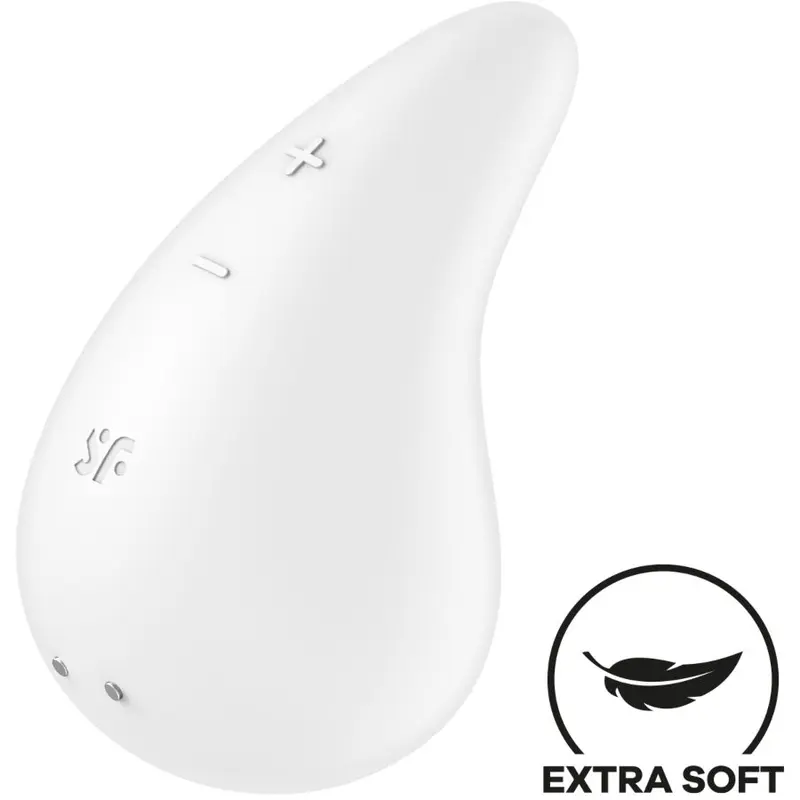 SATISFYER - VIBRATORE GOCCIA DI RUGIADA LAY-ON BLU
