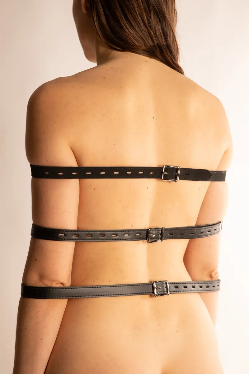 Set Cinghie Costrittive in Eco Pelle