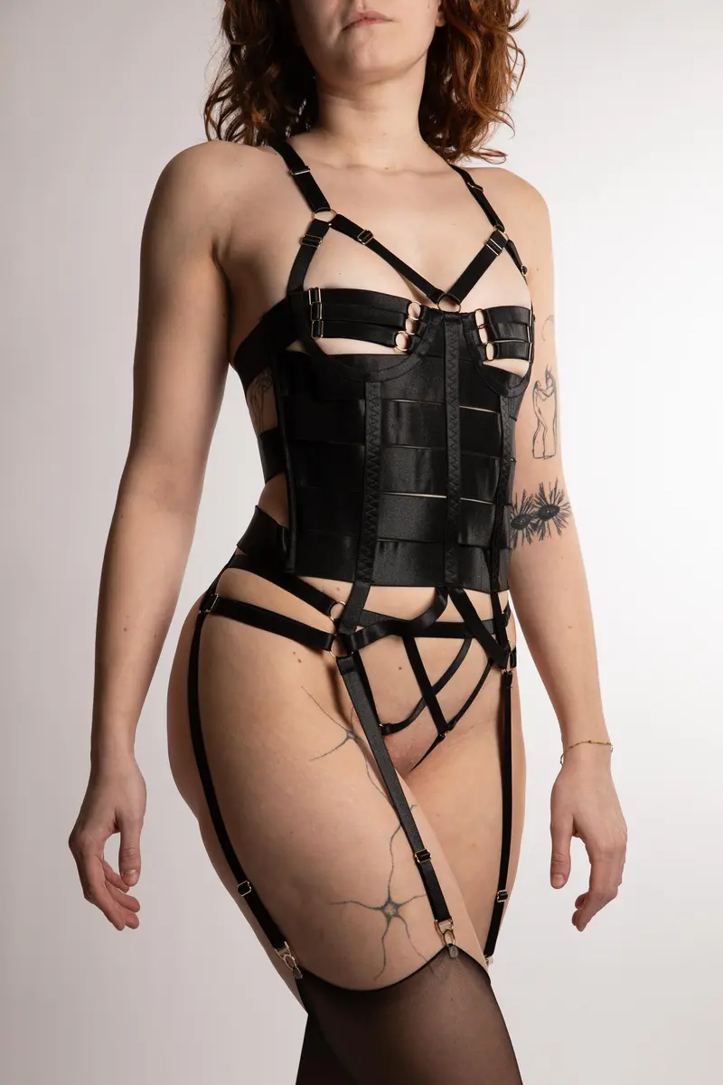 Set Corsetto & Perizoma Aperto