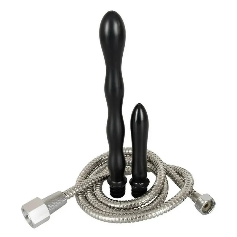 Set di 2 docce intime e Tubo Doccia in Acciaio