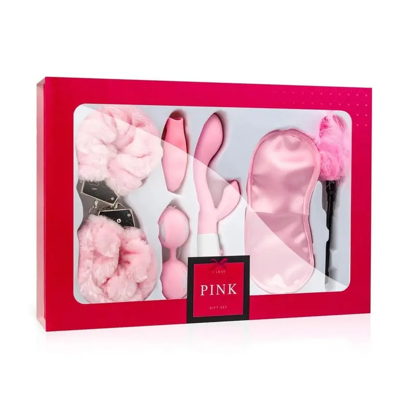 Sexy Confezione Regalo Rosa – Set 6 Pezzi per Serate Audaci
