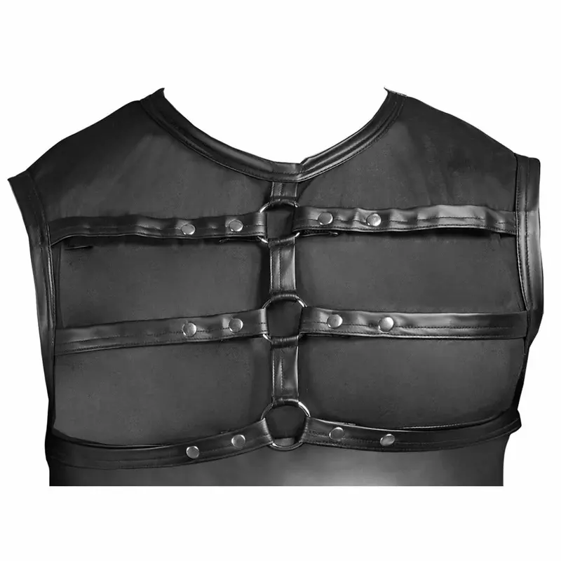 Shirt Sexy Con Harness Petto Integrato