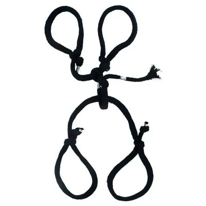 Silk Rope Hogtie - Black