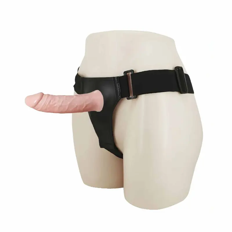Strap-On Hollow Vibrante 15.5 cm – Estensione per Pene