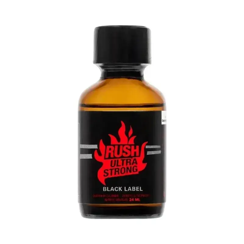 Super Rush Black Label 24ml - Nitrito di Isopentile (Formula Originale Ultra Strong)