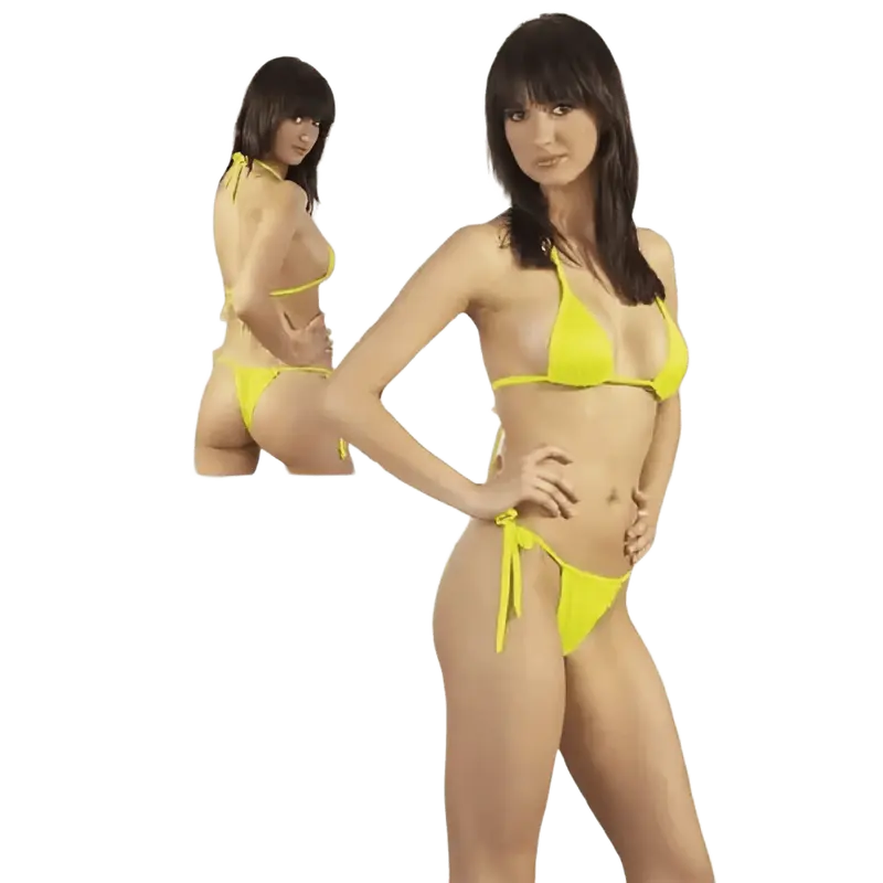 Super Sexy Completino Giallo Fluo