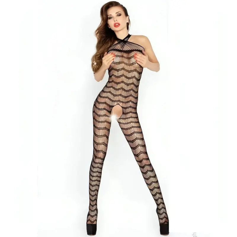 Super Sexy Tutina Nera con apertura inguinale