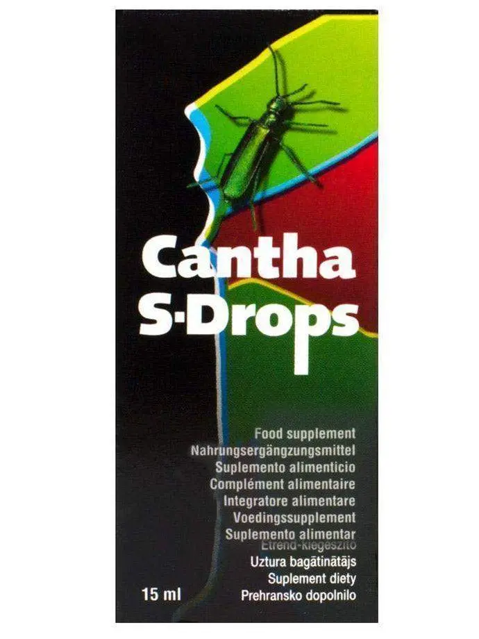 SuperSEX Cantha Drops Strong - Gocce Stimolanti L-Arginina (15ml)