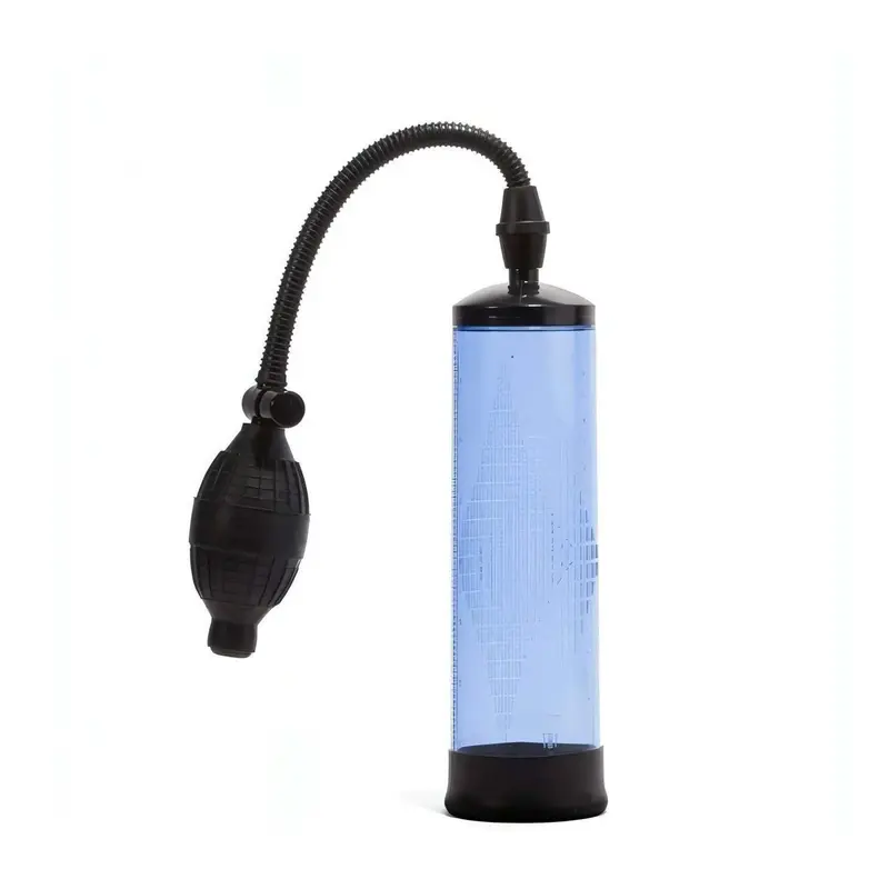 Sviluppatore Pene a Pompa Manuale - Blu