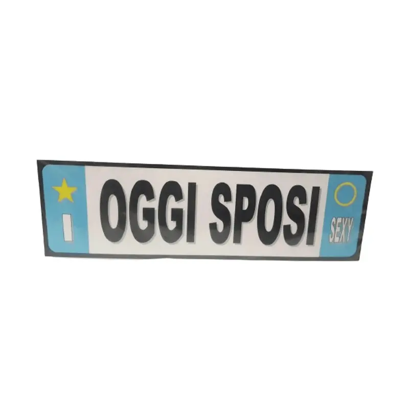 Targa ″Oggi Sposi″