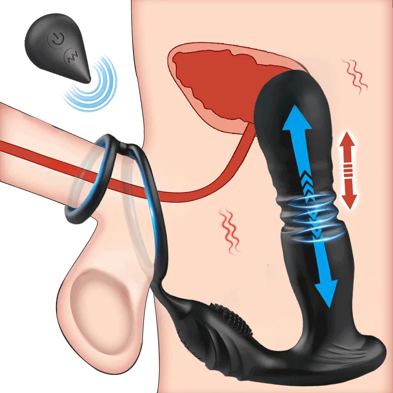 Thrusting Prostate Stimulator for Men