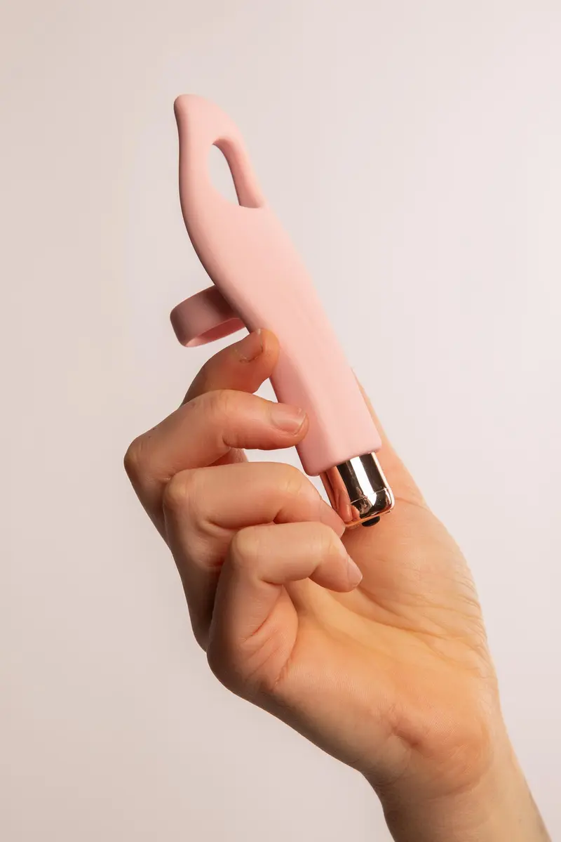 Tickle Me Vibratore da Dita Rosa