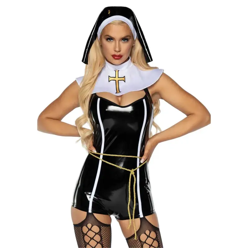 Travestimento Sexy da Suora Sinful Sister
