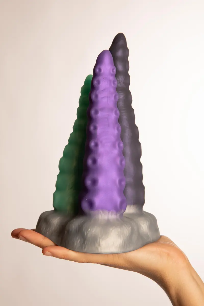 Triplo Tentacolo Dildo in Silicone